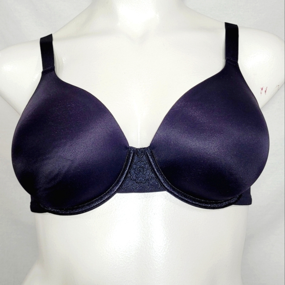 38D Vanity Fair 76380 Back Smoother Full Figure UW Bra Black